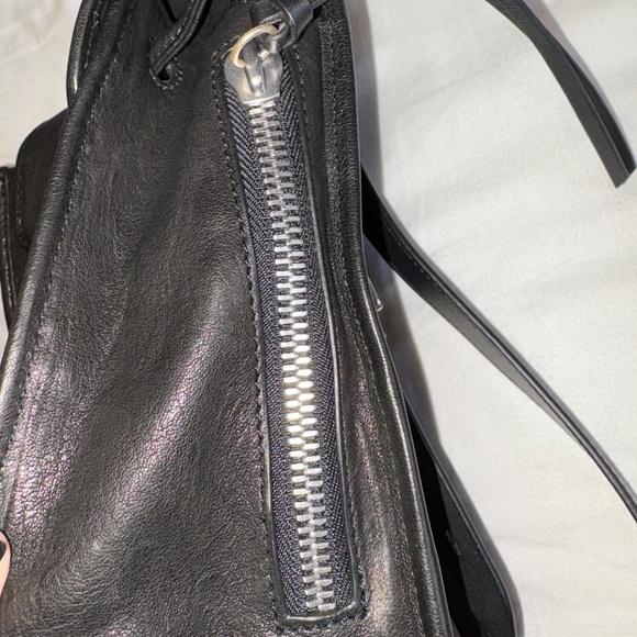 Rag & Bone Black Leather Small Field Backpack - Picture 8 of 11